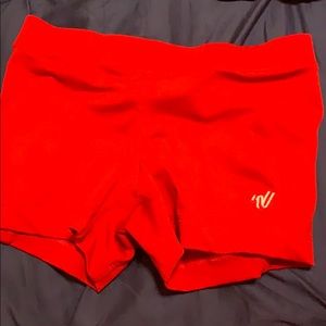Red varsity spanks